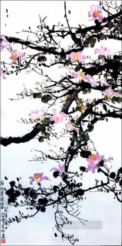  floral Pintura - Xu Beihong ramas florales chino antiguo